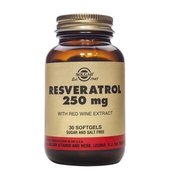 Solgar - Resveratrol 250 mg - 30 cápsulas blandas