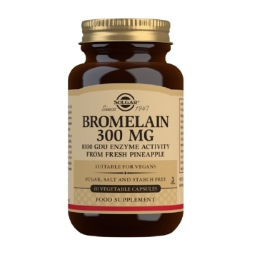 Solgar - Bromelina 300 mg - 60 cápsulas vegetales