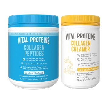 Pack Ahorro Colágeno Vital Proteins Neutro 567g + Vainilla 295g