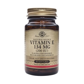Solgar - Vitamina E 200 UI - 50 cápsulas blandas