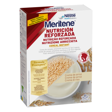 Meritene® Nutrición Reforzada Cereal Instant -Crema de Arroz - Estuche de 440g 