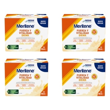Pack Ahorro Meritene® Fuerza y Vitalidad 4 Drink - Vainilla - 24 botellas