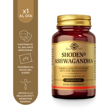 Solgar - Ashwagandha Shoden® - 30 cápsulas