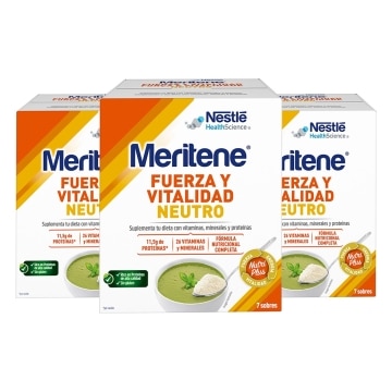 Meritene Fuerza y Vitalidad batido Neutro x3