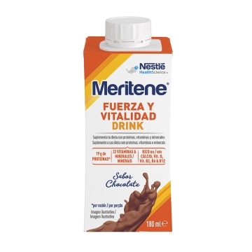 Meritene® Fuerza y Vitalidad Drink - Chocolate - 6 unidades de 180ml