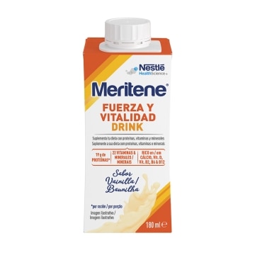 Meritene® Fuerza y Vitalidad Drink - Vainilla - 6 unidades de 180ml