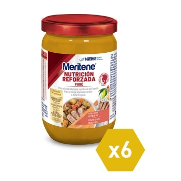 Pack Ahorro 6 tarros Puré Atún con Verduras - Meritene® Nutrición Reforzada