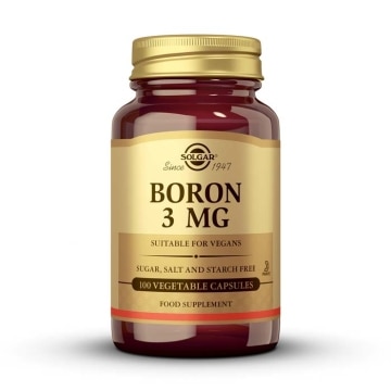 Solgar - Boro 3 mg - 100 cápsulas vegetales