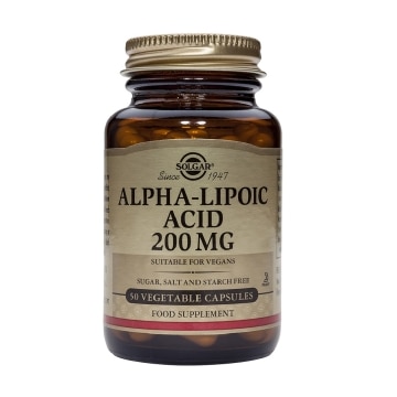 Solgar - Ácido alfa-lipoico 200 mg - 50 cápsulas vegetales
