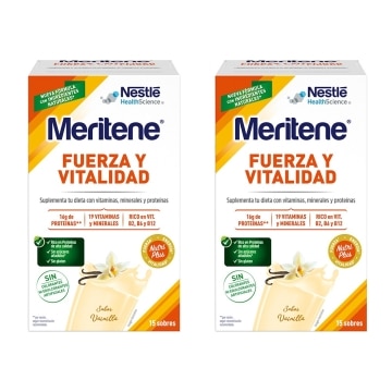 Meritene Fuerza y Vitalidad batido Vainilla x2