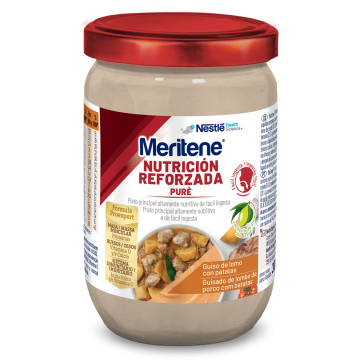 Meritene® Nutrición Reforzada - Puré Guiso de Lomo con patatas - Tarro 300g