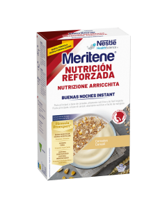 Meritene&reg; Nutrici&oacute;n Reforzada Buenas Noches Instant- Sabor cereal - Estuche de 520g 