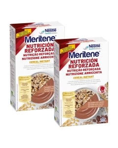 Pack Ahorro Meritene&reg; Nutrici&oacute;n Reforzada Cereal Instant - Cacao - 1 sobres de 520g