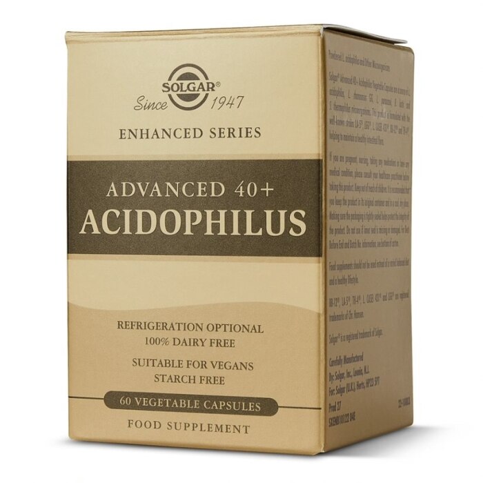 Solgar - Advanced 40+ Acidophilus - 60 Cápsulas