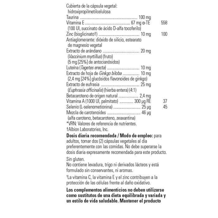 Solgar - Vision guard plus - 60 cápsulas vegetales