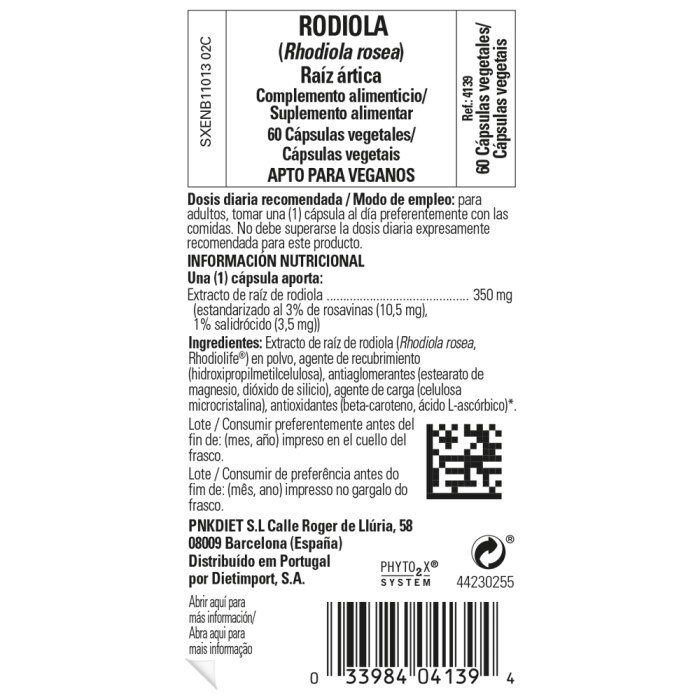 Solgar - Rodiola - 60 cápsulas vegetales