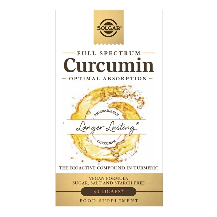 Solgar - Full Spectrum Cúrcuma - 30 cápsulas