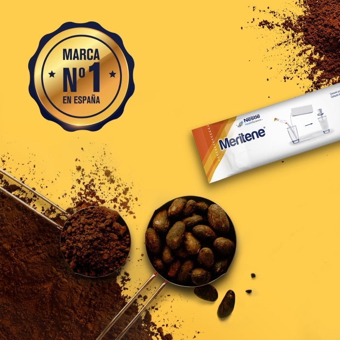Meritene® Fuerza y Vitalidad Fibra - Batido Chocolate - 14 sobres de 35g