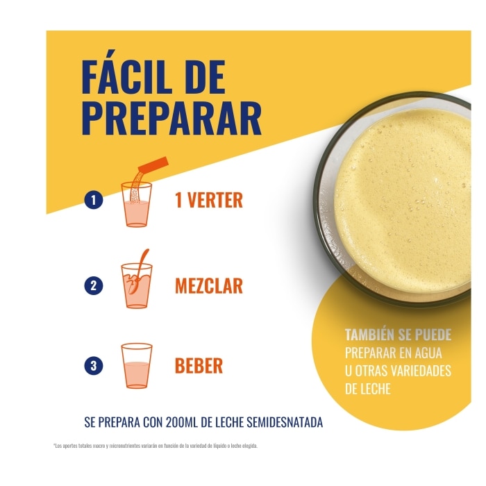 Meritene® Fuerza y Vitalidad Batido Vainilla - 15 sobres de 30g