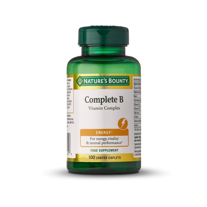 NATURE'S BOUNTY® Complejo de Vitamina B - 100 comprimidos recubiertos