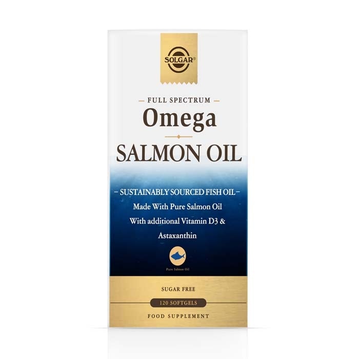 Solgar - Full Spectrum Omega Salmon Oil® - 120 cápsulas blandas