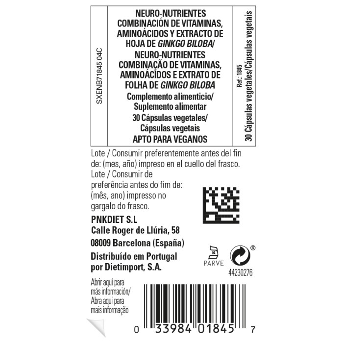Solgar - Neuro-Nutrientes - 30 cápsulas vegetales