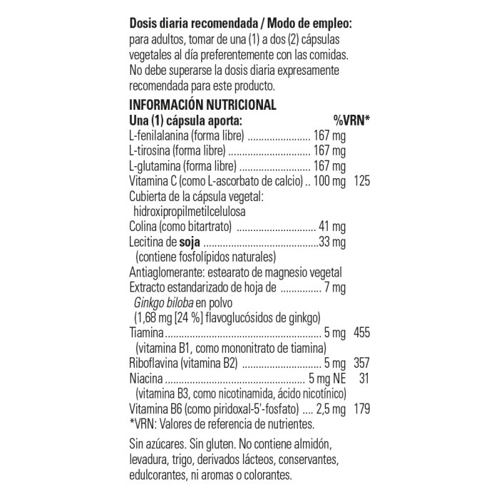 Solgar - Neuro-Nutrientes - 30 cápsulas vegetales