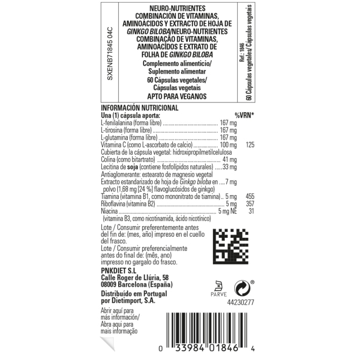 Solgar - Neuro-nutrientes - 60 cápsulas vegetales