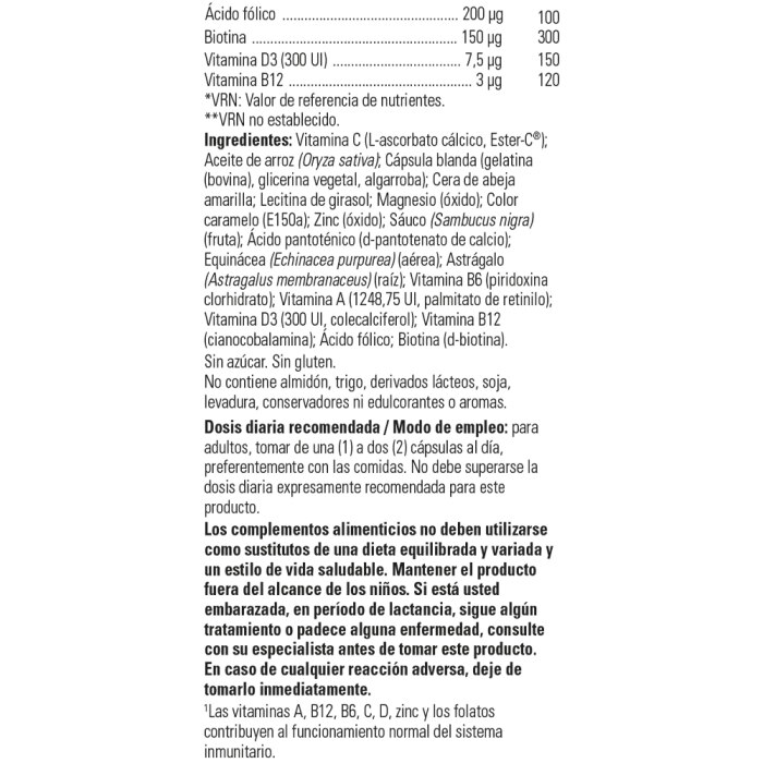 Solgar - Ester-C plus complejo inmune - 60 cápsulas blandas