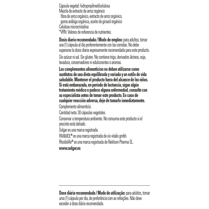 Solgar - Ultimate calma diaria - 30 cápsulas vegetales