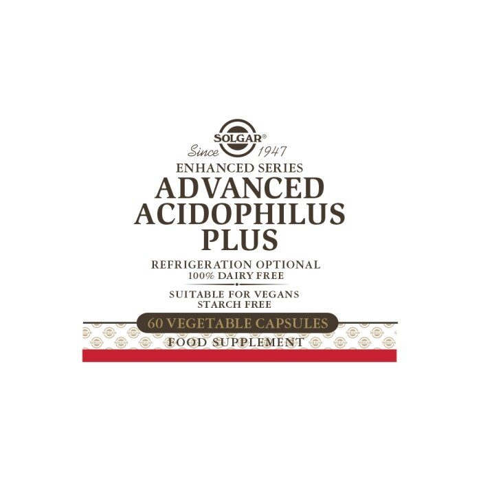 Solgar - Acidophilus Plus Avanzado - 120 cápsulas vegetales