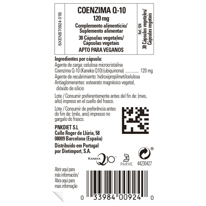 Solgar - Coenzima Q-10 120 mg - 30 cápsulas vegetales