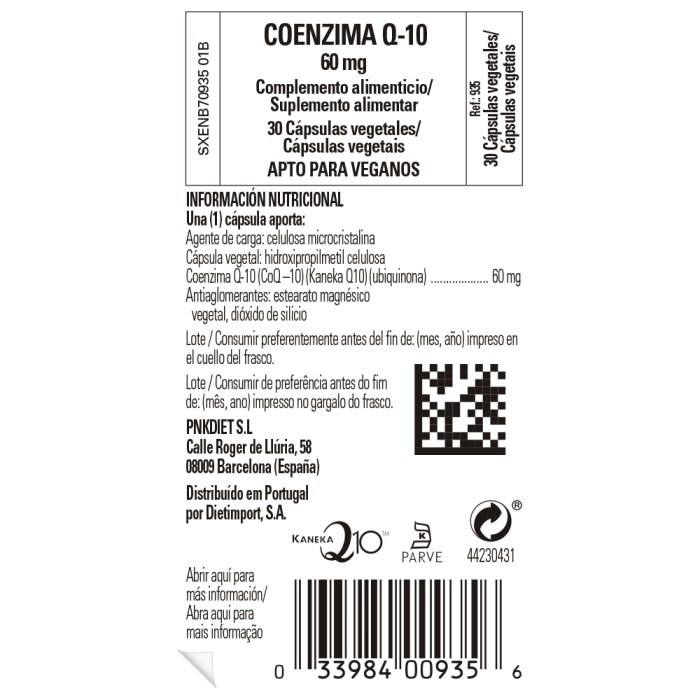 Solgar - Coenzima Q-10 60 mg - 30 cápsulas vegetales