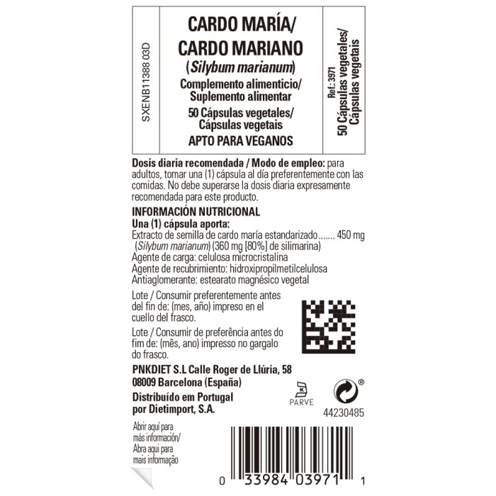 Solgar - Cardo María - 50 cápsulas vegetales