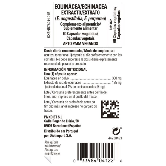 Solgar - Equinácea extracto - 60 cápsulas vegetales