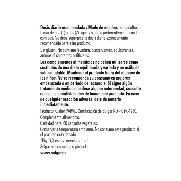 Solgar - Jengibre extracto de raíz - 60 cápsulas vegetales