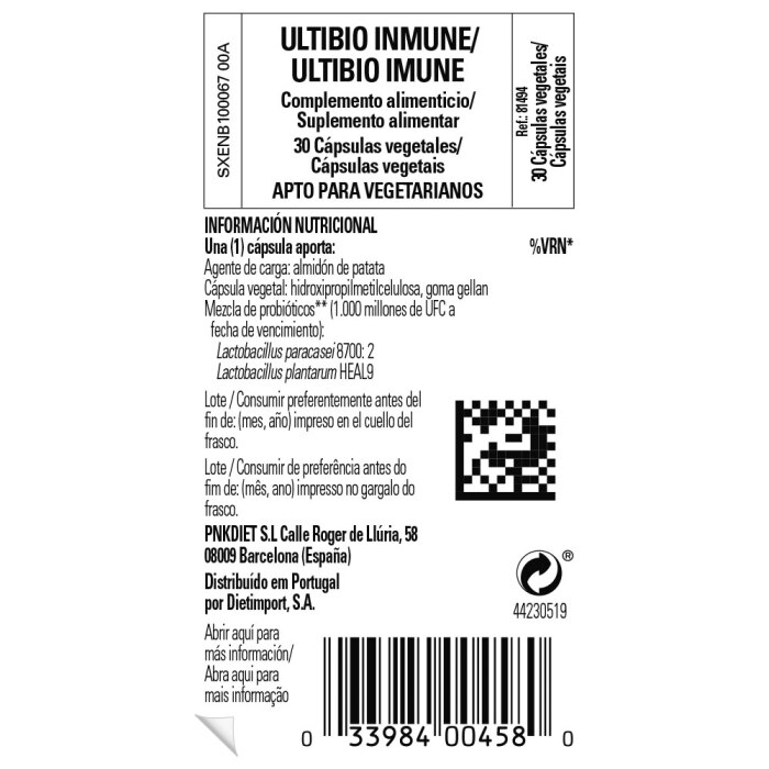 Solgar - Ultibio inmune - 30 cápsulas vegetales