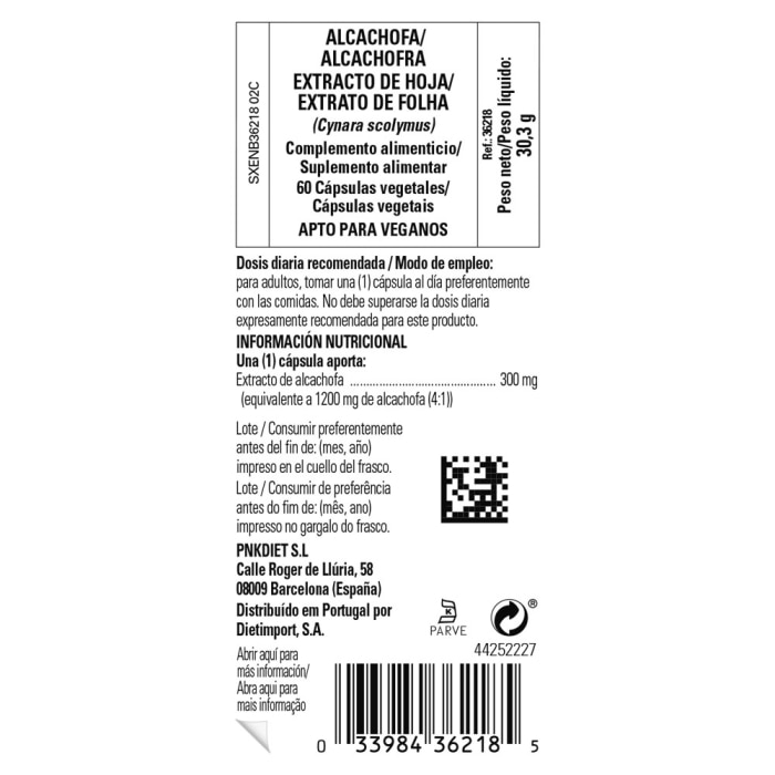 Solgar - Alcachofa extracto de hoja - 60 cápsulas vegetales