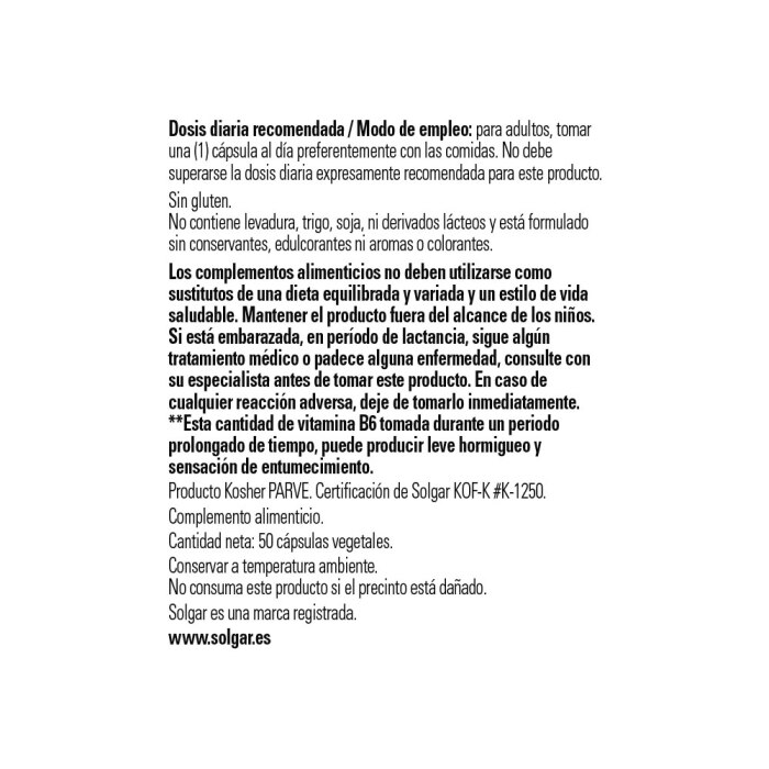 Solgar - BCAA PLUS - 50 cápsulas vegetales