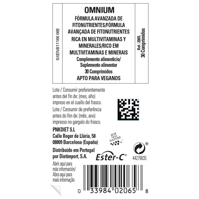 Solgar - Omnium - 30 comprimidos