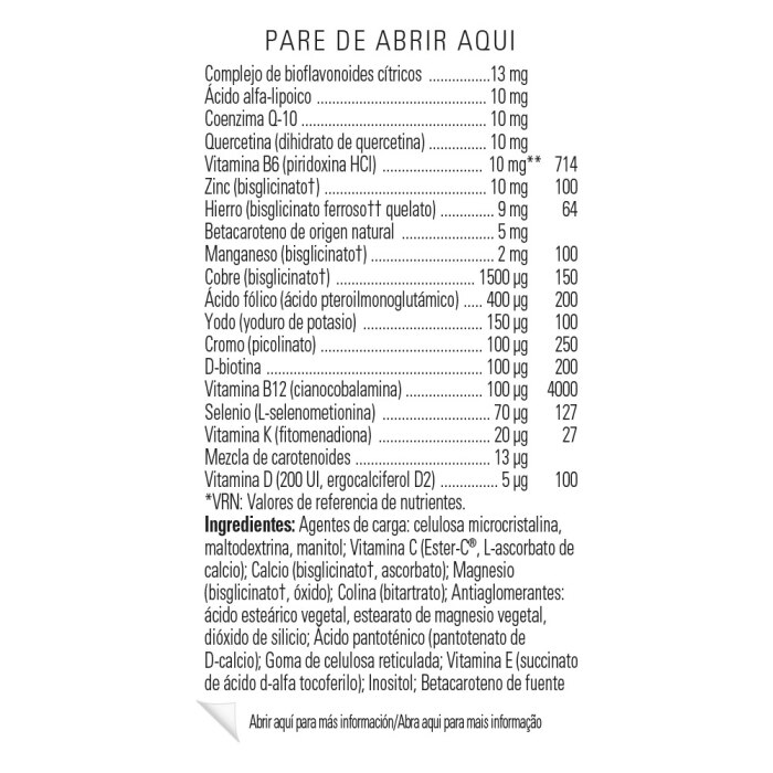 Solgar - Omnium - 30 comprimidos
