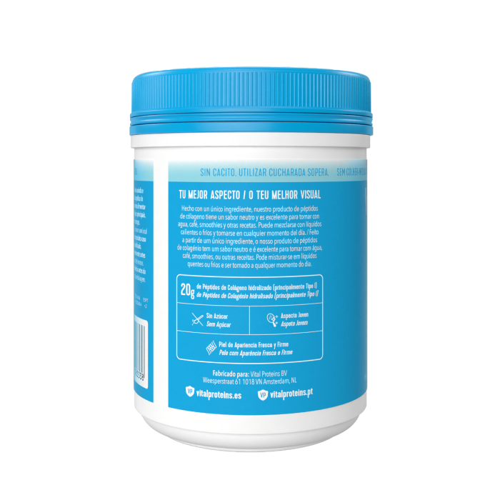 Pack Ahorro Colágeno Vital Proteins Neutro Péptidos 284g + Marino 221g