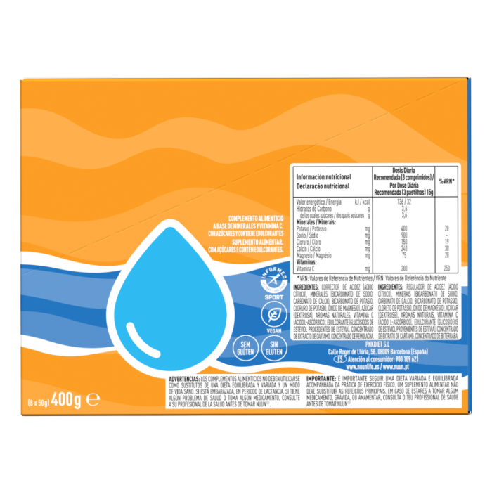 NUUN Sport Naranja  - 10 tabletas efervescentes