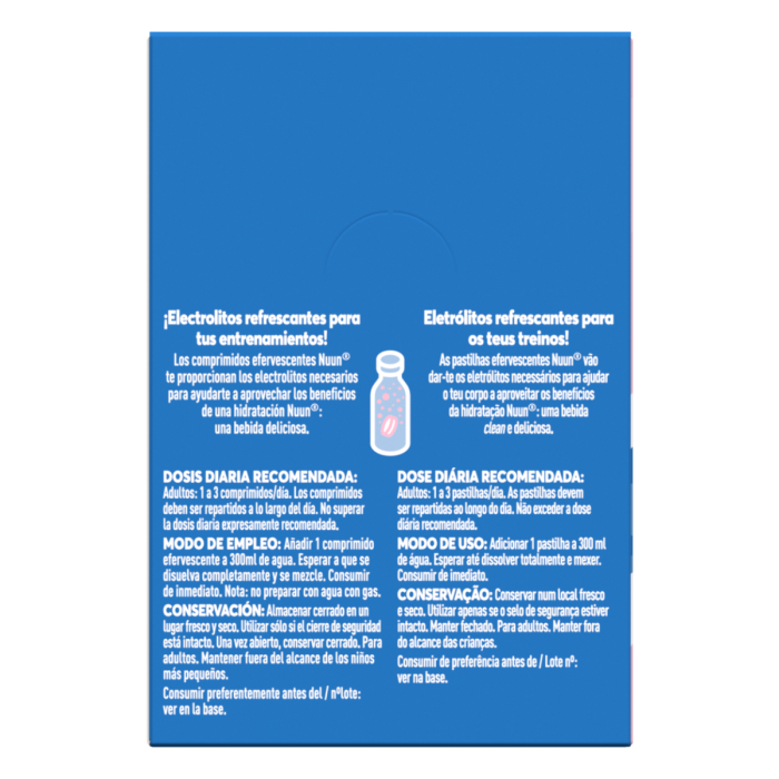 NUUN Sport Limonada de Fresa - 10 tabletas efervescentes