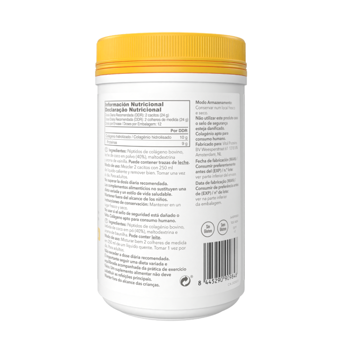 Pack Ahorro Colágeno Vital Proteins Neutro 567g + Vainilla 295g