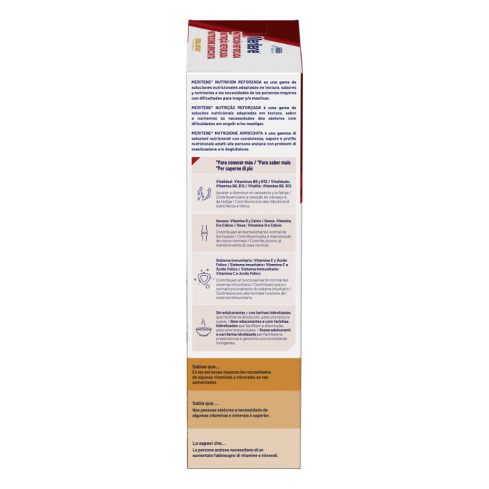 Meritene® Nutrición Reforzada Cereal Instant - Cereales con Miel - 1 sobre de 520g