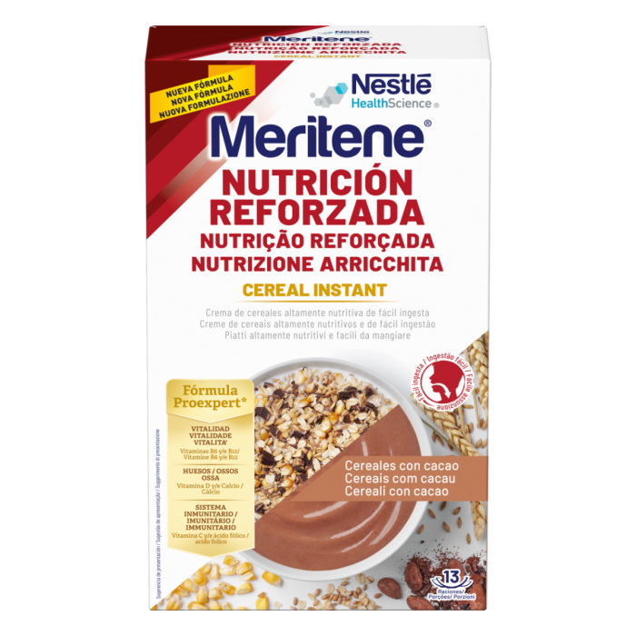 Pack Ahorro Meritene® Nutrición Reforzada Cereal Instant - Cacao - 1 sobres de 520g