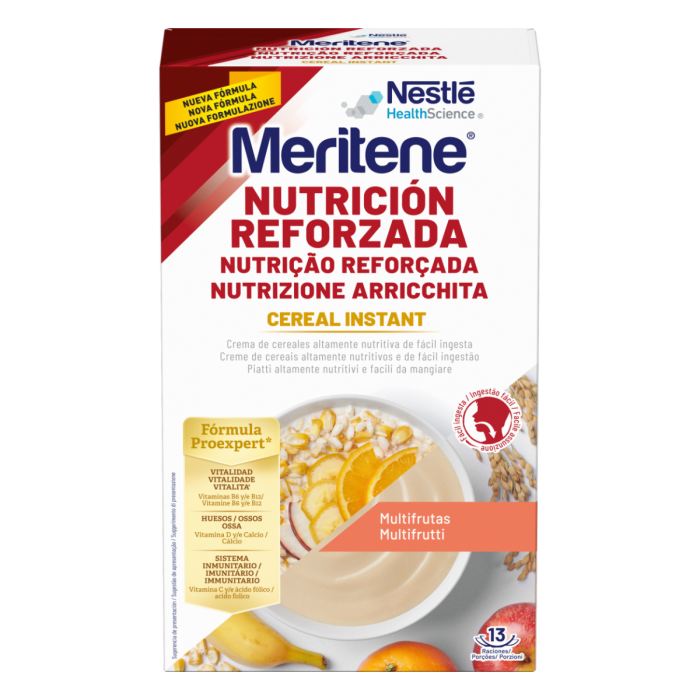 Meritene® Nutrición Reforzada Cereal Instant - Multifrutas - 1 sobre de 520g