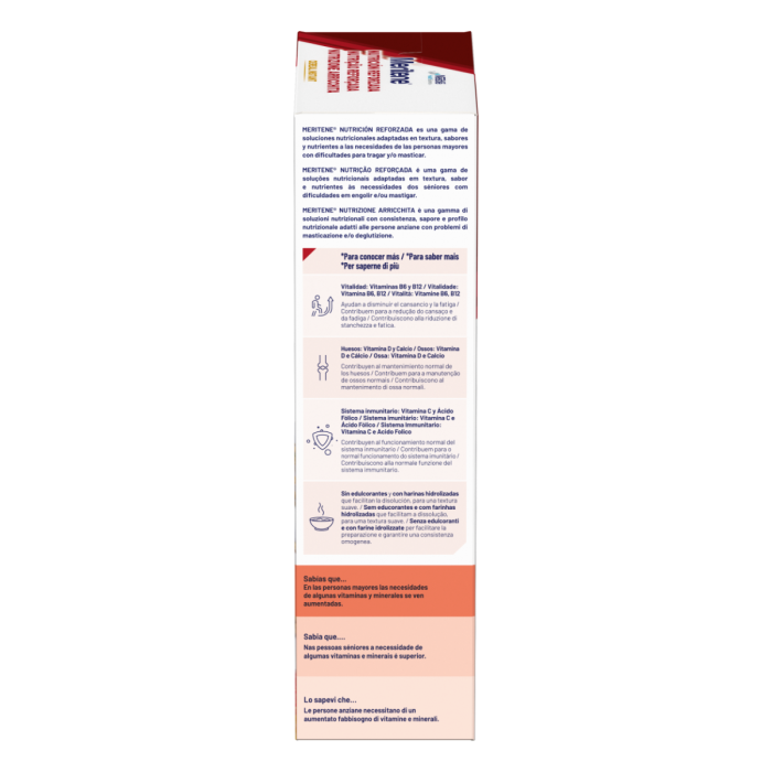 Meritene® Nutrición Reforzada Cereal Instant - Multifrutas - 1 sobre de 520g