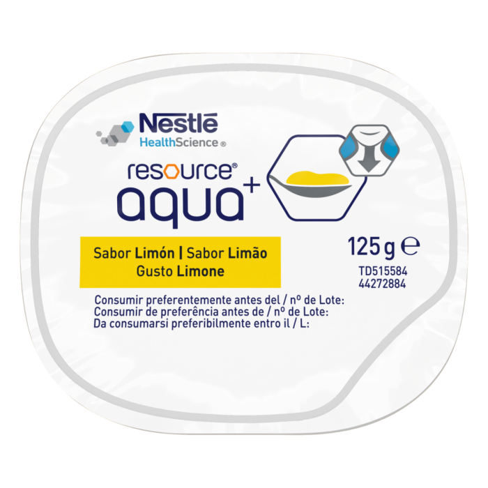 Resource® Aqua+ Gelificada - Limón - Pack 4 tarrinas de 125g
